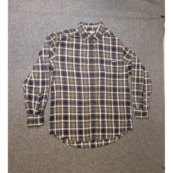 Wolverine Other - Wolverine Men's Plaid Flannel Shirt‎ Large Button Down Long Sleeve Multi Checker